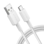Кабель Anker  322 USB-A to USB-C Cable Nylon, 1.8M, White | 