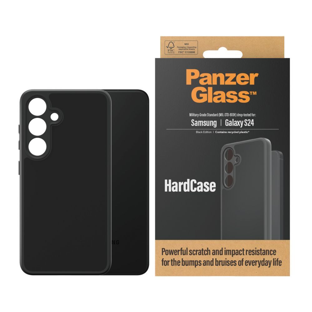Other Phone Accessory Panzer Glass PanzerGlass HardCase Sam S24 S921 Military grade black/black 1219