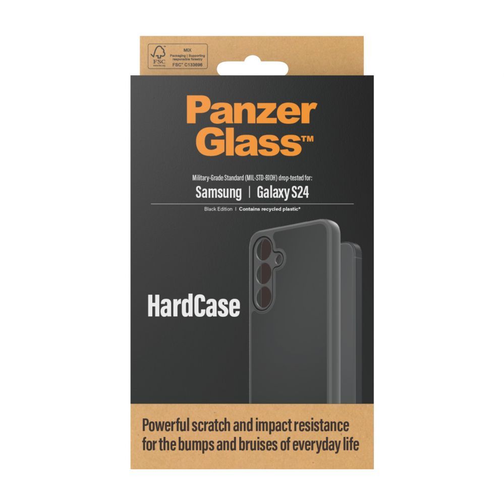 Other Phone Accessory Panzer Glass PanzerGlass HardCase Sam S24 S921 Military grade black/black 1219
