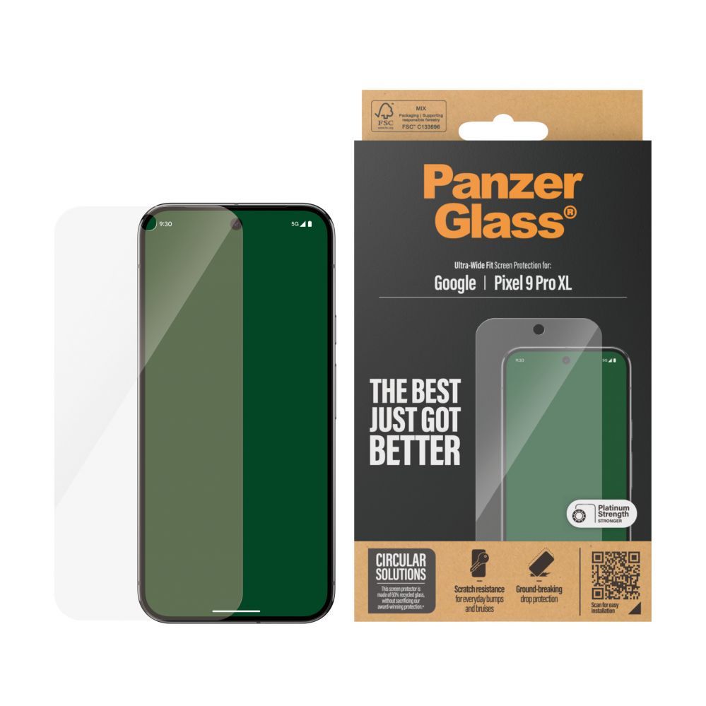 Other Phone Accessory Panzer Glass PanzerGlass Ultra-Wide Fit Google Pixel 9 Pro XL Screen Protection 4786