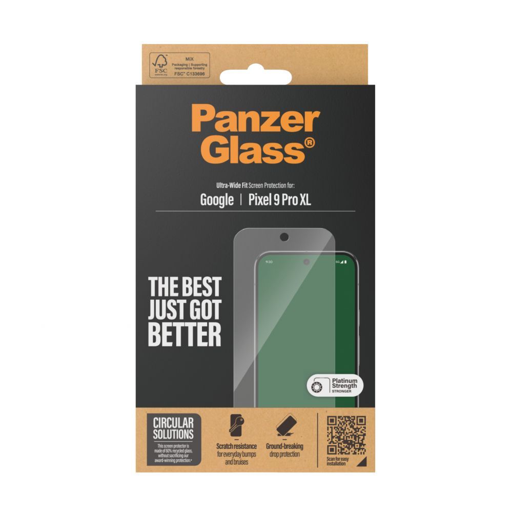 Other Phone Accessory Panzer Glass PanzerGlass Ultra-Wide Fit Google Pixel 9 Pro XL Screen Protection 4786