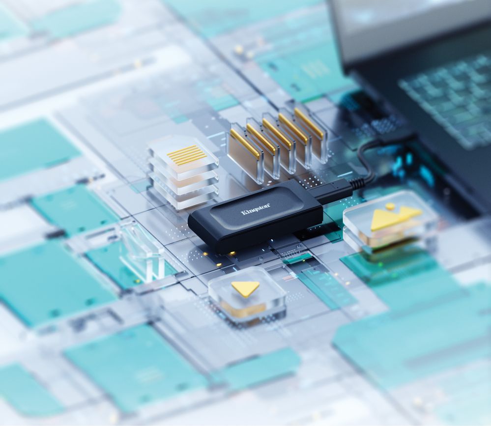 Computer components Kingston KINGSTON XS1000 1TB SSD Pocket-Sized USB