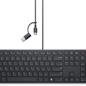 Computer keyboard Dell  | Collaboration Keyboard | KB525C | Keyboard | Wired | US (QWERTY) | Black | USB-C 