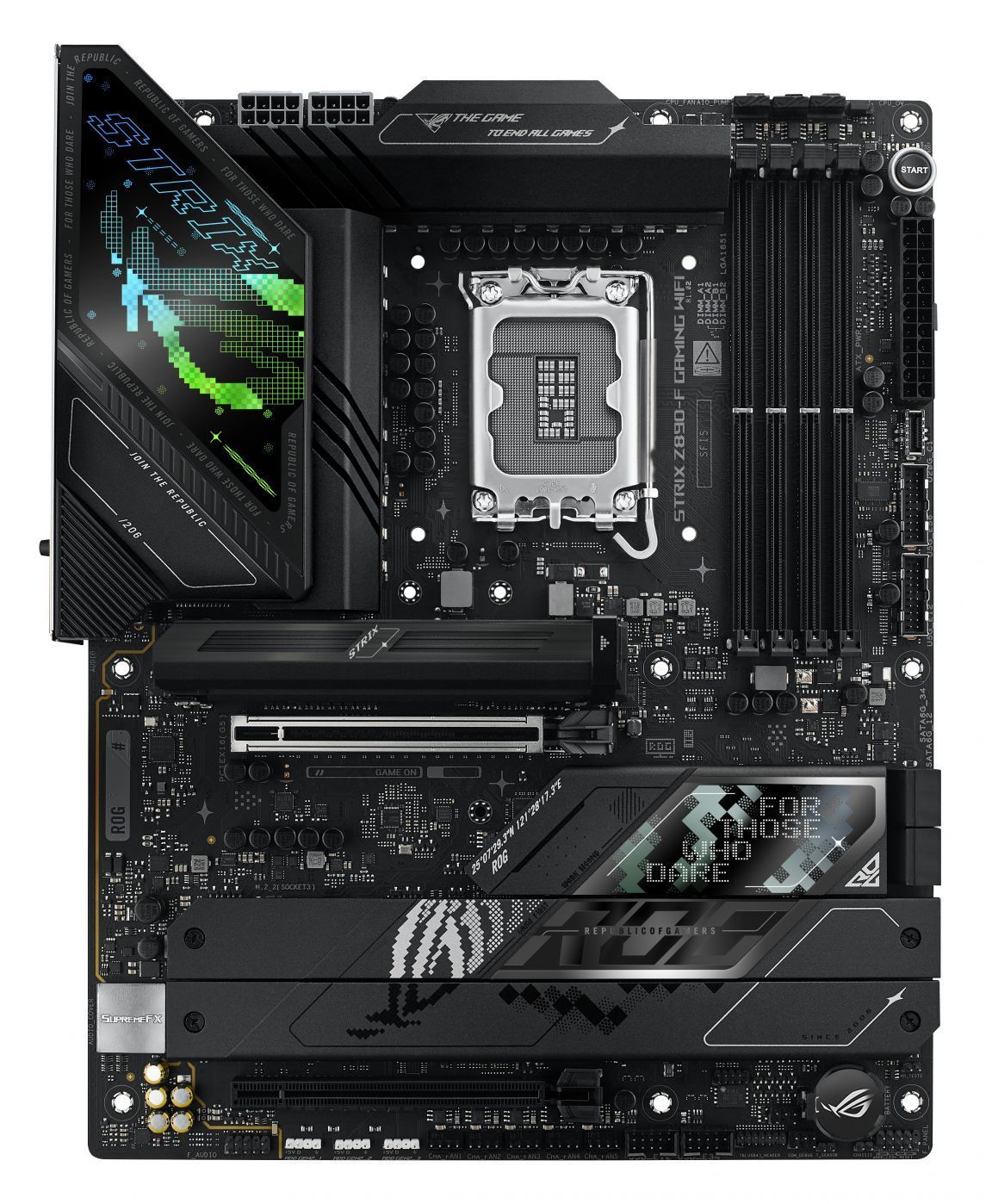 Intel protsessori emaplaat Asus MB Z890 S1851 ATX/ROG STRIX Z890-F GAM WIFI