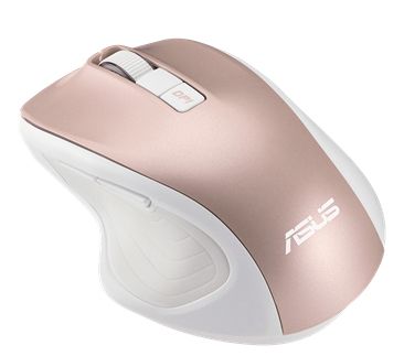 Datora pele Asus MW202 2.4GHz Wireless Optical Mouse Wireless Rose Gold