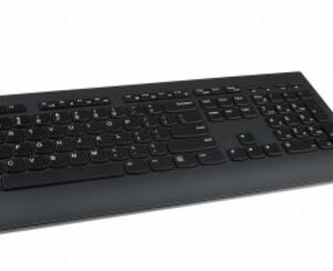 Computer keyboard Lenovo  Professional Wireless Keyboard and Mouse Combo - US English with Euro symbol Black 