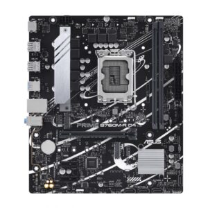 Intel procesoriaus pagrindinė plokštė Asus  PRIME B760M-R D4 | Processor family Intel | Processor socket LGA1700 | Number of SATA connectors 4 