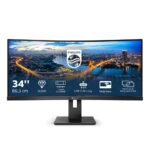 Monitorid Philips  B Line 346B1C/00 34 ", VA, WQHD, 3440 x 1440, 21:9, 5 ms, 300 cd/m², Black 