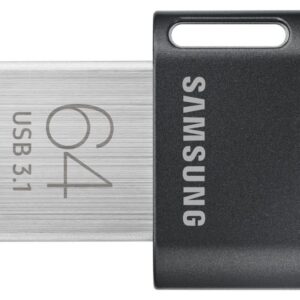 Zibatmiņa Samsung  FIT Plus MUF-64AB/APC 64 GB, USB 3.1, Black/Silver 