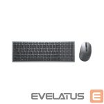 Arvuti klaviatuur Dell  KM7120W Keyboard and Mouse Set, Wireless, Batteries included, NORD, Titan Gray 
