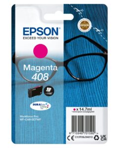 Aksesuāri un izejmateriāli EPSON  DURABrite Ultra 408L Ink cartrige, Magenta 