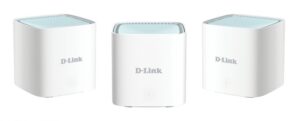 Ruuterid D-link  EAGLE PRO AI AX1500 Mesh System M15-3 (3-pack) 802.11ax, 1200+300  Mbit/s, 10/100/1000 Mbit/s, Ethernet LAN (RJ-45) ports 1, Mesh Support Yes, MU-MiMO Yes, Antenna type 2 x 2.4G WLAN Internal Antenna, 2 x 5G WLAN Internal Antenna 