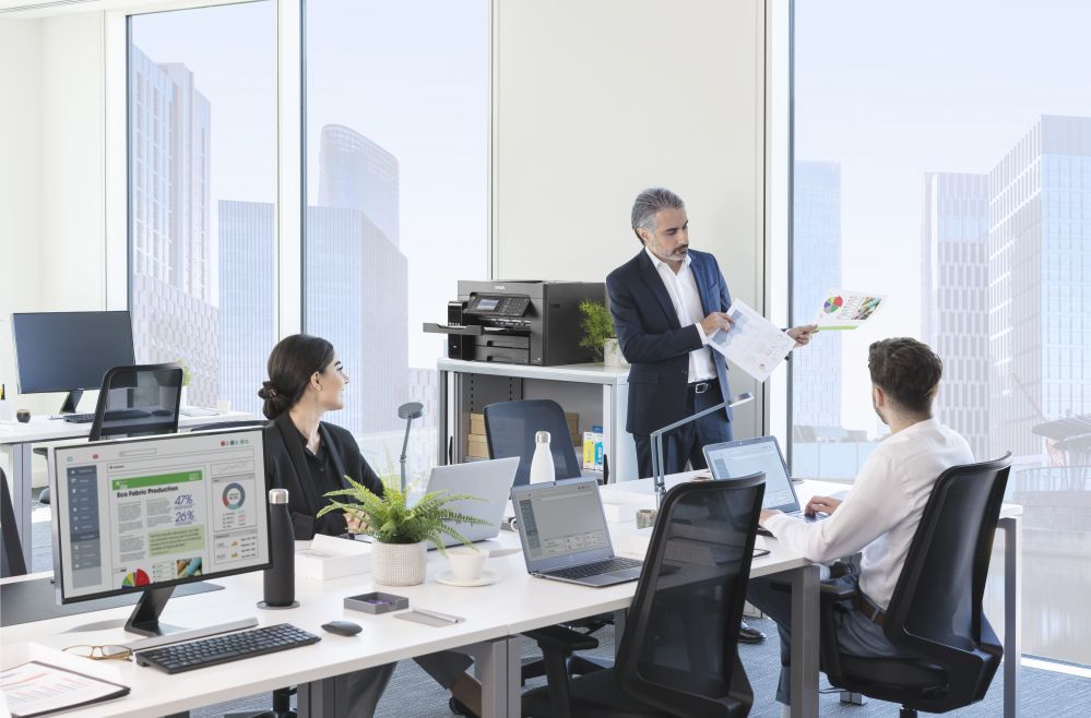 Printers EPSON EcoTank L15160 Colour, Inkjet, Multicunctional Printer, A3+, Wi-Fi, Black