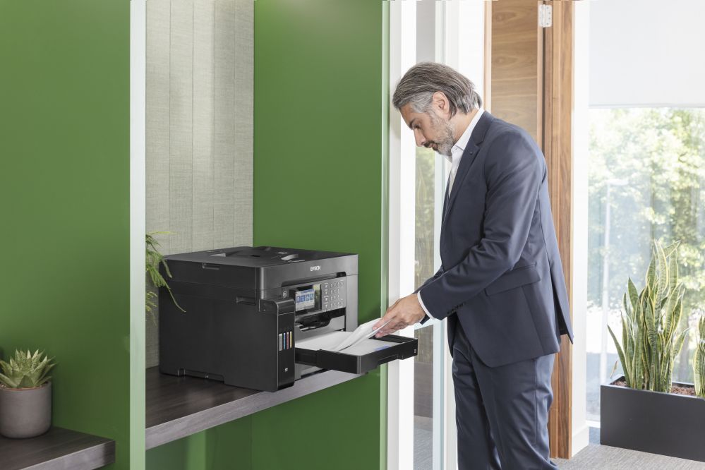 Printers EPSON EcoTank L15160 Colour, Inkjet, Multicunctional Printer, A3+, Wi-Fi, Black