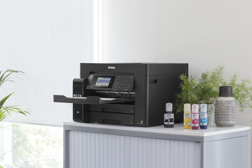 Printers EPSON EcoTank L15160 Colour, Inkjet, Multicunctional Printer, A3+, Wi-Fi, Black