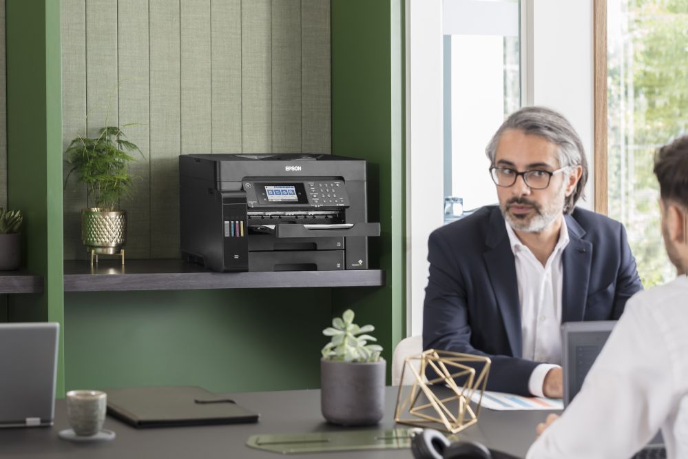 Printers EPSON EcoTank L15160 Colour, Inkjet, Multicunctional Printer, A3+, Wi-Fi, Black