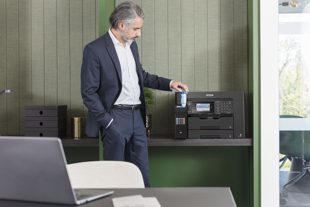 Printers EPSON EcoTank L15160 Colour, Inkjet, Multicunctional Printer, A3+, Wi-Fi, Black