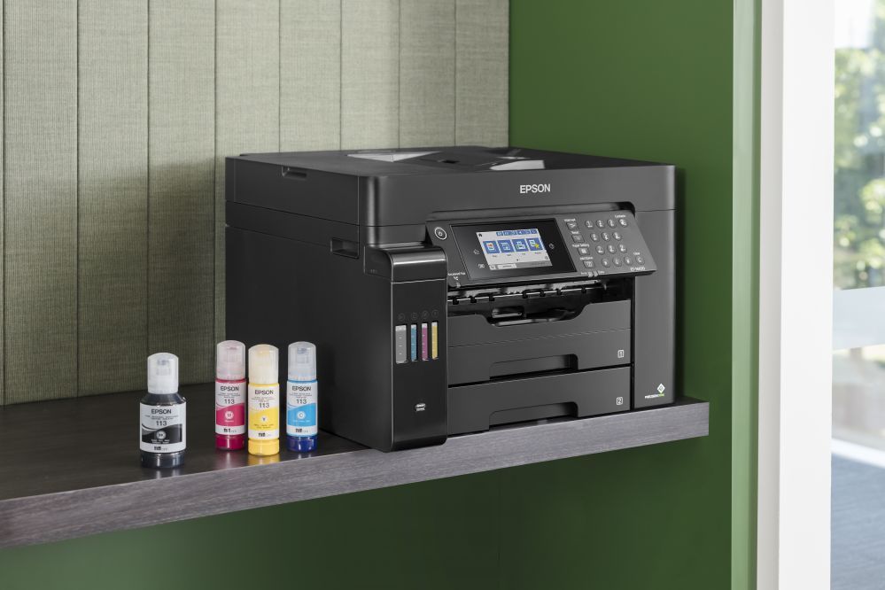 Printers EPSON EcoTank L15160 Colour, Inkjet, Multicunctional Printer, A3+, Wi-Fi, Black