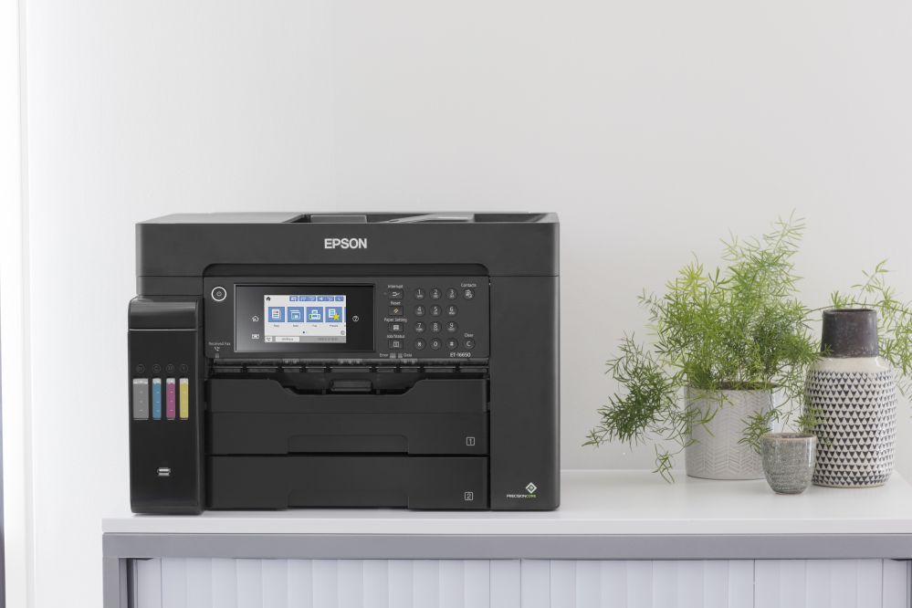 Printers EPSON EcoTank L15160 Colour, Inkjet, Multicunctional Printer, A3+, Wi-Fi, Black
