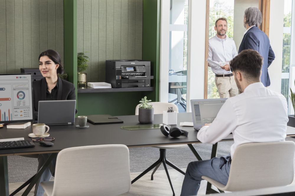 Printers EPSON EcoTank L15160 Colour, Inkjet, Multicunctional Printer, A3+, Wi-Fi, Black