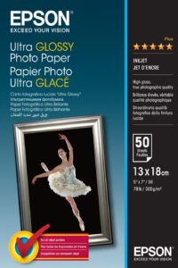 Biuro įrankiai EPSON  Ultra Glossy Photo Paper 50 sheets, 13 x 18 cm, 300 g/m²