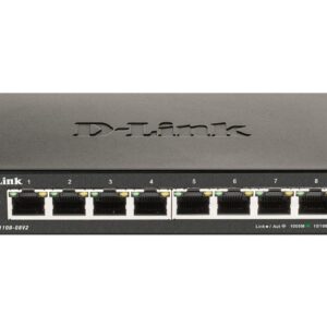 Server - Other Accessories D-link  Smart Gigabit Ethernet Switch DGS-110-08V2 Managed, Desktop, Power supply type External, Ethernet LAN (RJ-45) ports 8 