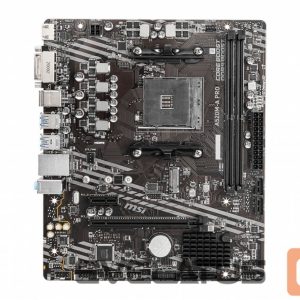 Motherboard for Intel processors MSI  A520M-A PRO Processor family AMD, Processor socket AM4, DDR4, Memory slots 2, Chipset AMD A, Micro ATX 