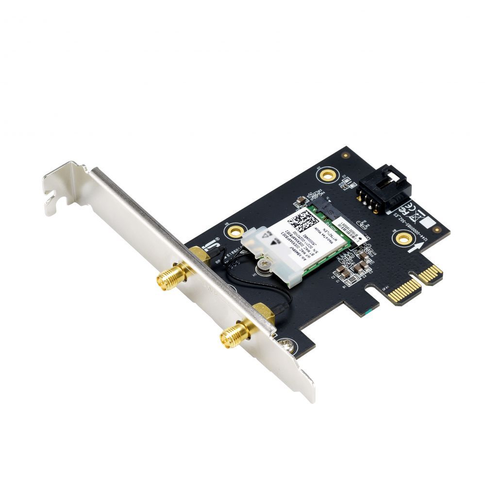Ruuterid Asus AX1800 Dual-Band Bluetooth 5.2 PCIe Wi-Fi Adapter PCE-AX1800 802.11ax, 574+1201 Mbit/s, MU-MiMO Yes, No mobile broadband, Antenna type External
