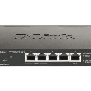 Server - Other Accessories D-link  5-Port Gigabit PoE Smart Managed Switch and PoE Extender DGS-1100-05PDV2 Web managed, Desktop 
