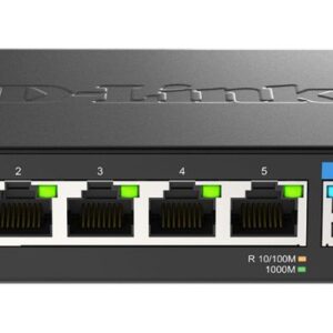 Serveru  - Citi piederumi D-link  7-Port Multi-Gigabit Unmanaged Switch DMS-107/E Unmanaged, Desktop 