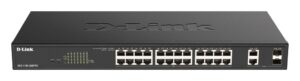 Serveru  - Citi piederumi D-link  DGS-1100 Series Gigabit Smart Managed Switches DGS-1100-26MPV2 Managed L2, Desktop/Rackmountable 