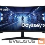Monitors Samsung  Curved Monitor  LC34G55TWWPXEN 34 ", VA, UWQHD, 3440 x 1440, 21:9, 1 ms, 250 cd/m², Black, 165 Hz, HDMI ports quantity 1 