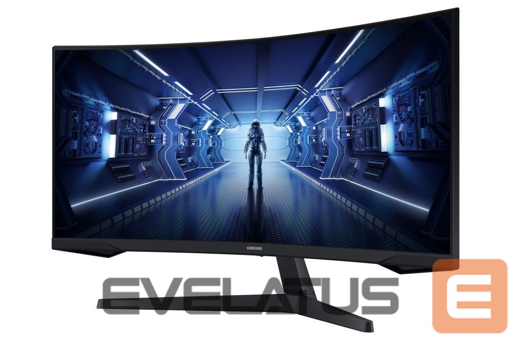 Monitorid Samsung Curved Monitor LC34G55TWWPXEN 34 ", VA, UWQHD, 3440 x 1440, 21:9, 1 ms, 250 cd/m², Black, 165 Hz, HDMI ports quantity 1