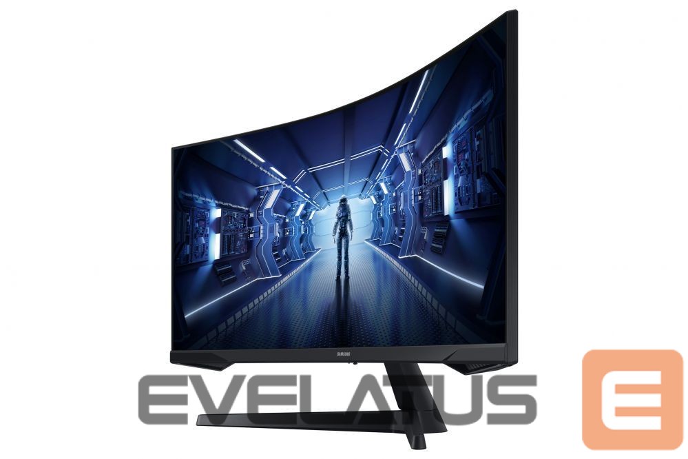 Monitorid Samsung Curved Monitor LC34G55TWWPXEN 34 ", VA, UWQHD, 3440 x 1440, 21:9, 1 ms, 250 cd/m², Black, 165 Hz, HDMI ports quantity 1