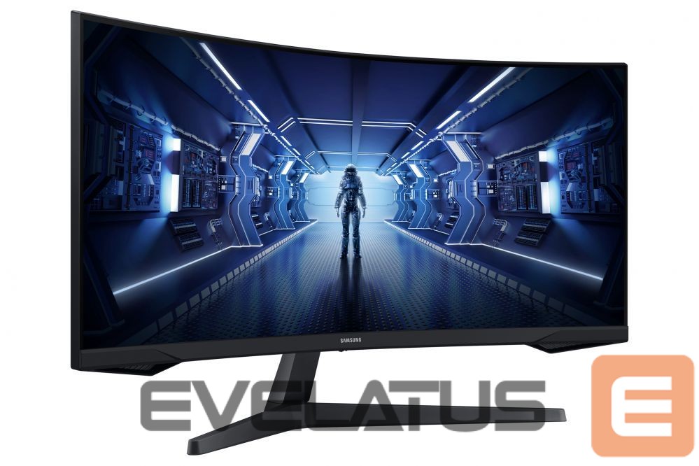 Monitorid Samsung Curved Monitor LC34G55TWWPXEN 34 ", VA, UWQHD, 3440 x 1440, 21:9, 1 ms, 250 cd/m², Black, 165 Hz, HDMI ports quantity 1