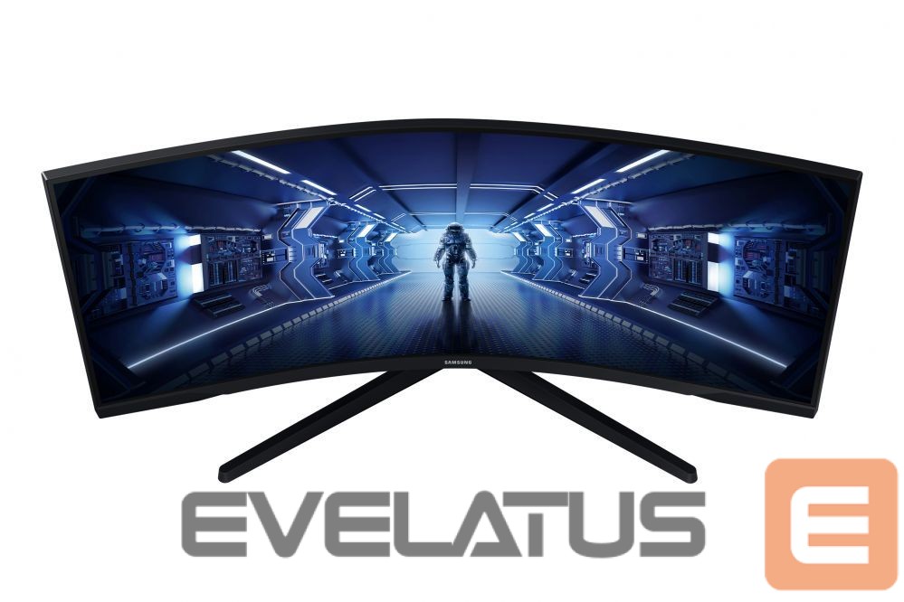 Monitorid Samsung Curved Monitor LC34G55TWWPXEN 34 ", VA, UWQHD, 3440 x 1440, 21:9, 1 ms, 250 cd/m², Black, 165 Hz, HDMI ports quantity 1