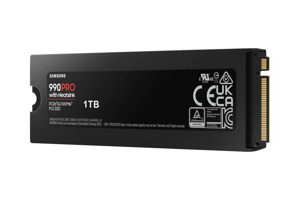 Жесткий диск SSD Samsung 990 PRO with Heatsink NVMe M.2 SSD 1TB