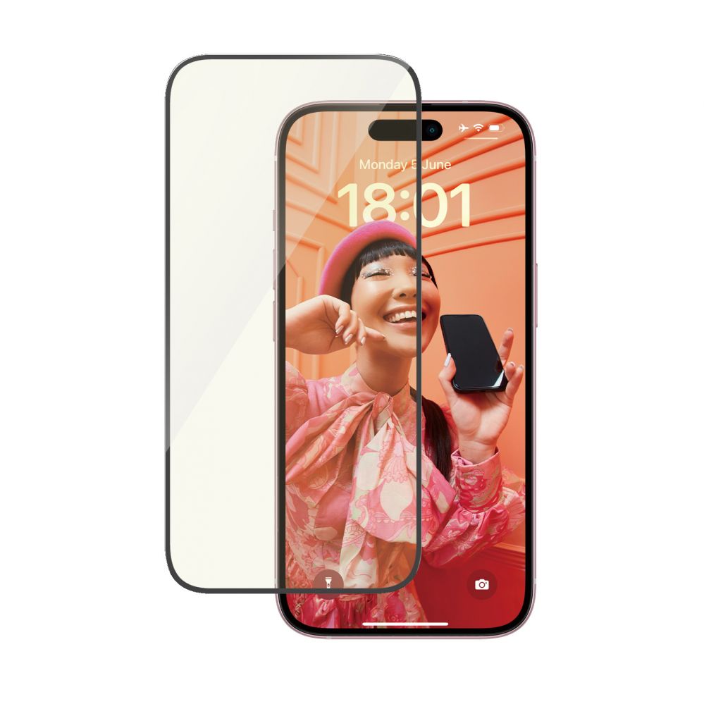 Back panel cover PanzerGlass Eyecare Screen Protection iPhone 2023 6.1 | Ultra-Wide Fit w. EasyAligner