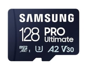 Memory cards Samsung  128GB, PRO Ultimate R200/W130 microSDXC, Class 10