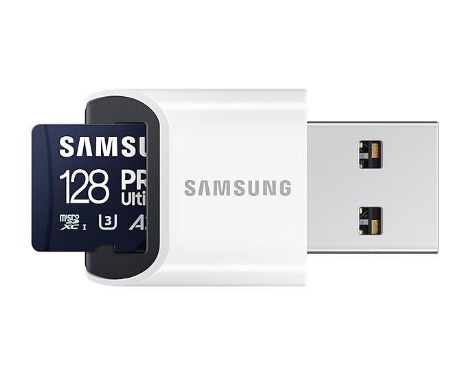 Memory cards Samsung 128GB, PRO Ultimate R200/W130 microSDXC, Class 10