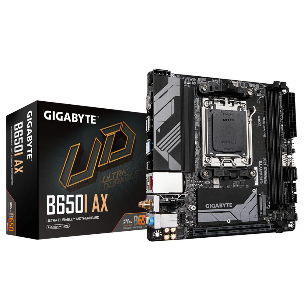 Motherboard for Intel processors Gigabyte B650I AX 1.0 M/B