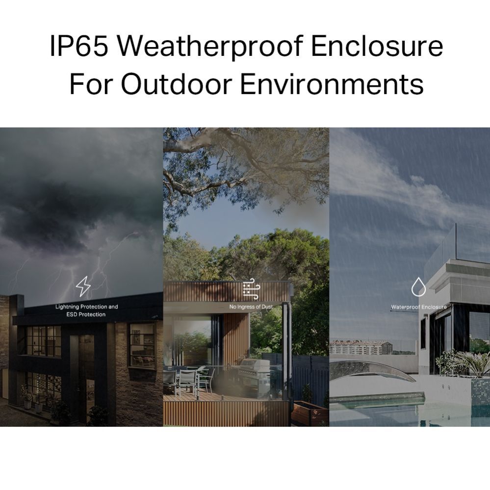 Ruuterid TP-Link AX3000 Outdoor Whole Home Mesh WiFi 6 Unit Deco X50-Outdoor 802.11ax 10/100/1000 Mbit/s Ethernet LAN (RJ-45) ports 2 Mesh Support Yes MU-MiMO Yes No mobile broadband