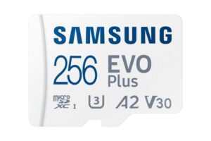 Memory cards Samsung  | MicroSD Card | EVO Plus | 256 GB | microSDXC Memory Card | Flash memory class U3, V30, A2