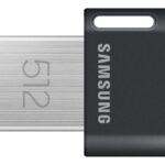 Datu nesēji Samsung  SAMSUNG FIT Plus USB Typ-A 512GB Gray 