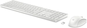 Computer keyboard HP  655 White Wrls KB and Mouse Combo 