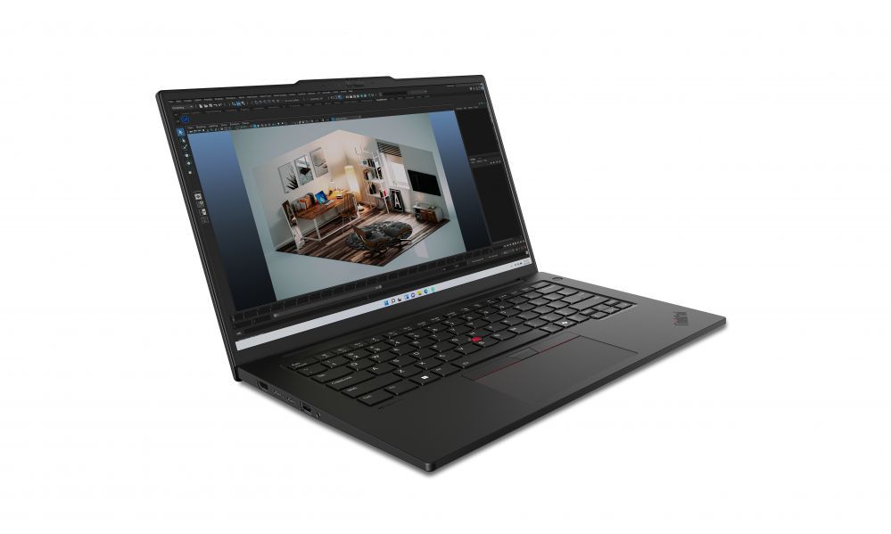 Nešiojamas kompiuteris Lenovo ThinkPad P14s Gen 5 14.5 WUXGA ULT7-155H/32GB/1TB/NVIDIA RTX 500 Ada Generation 4GB/WIN11 Pro/Nordic Backlit kbd/Black/FP/SC/3Y Warra