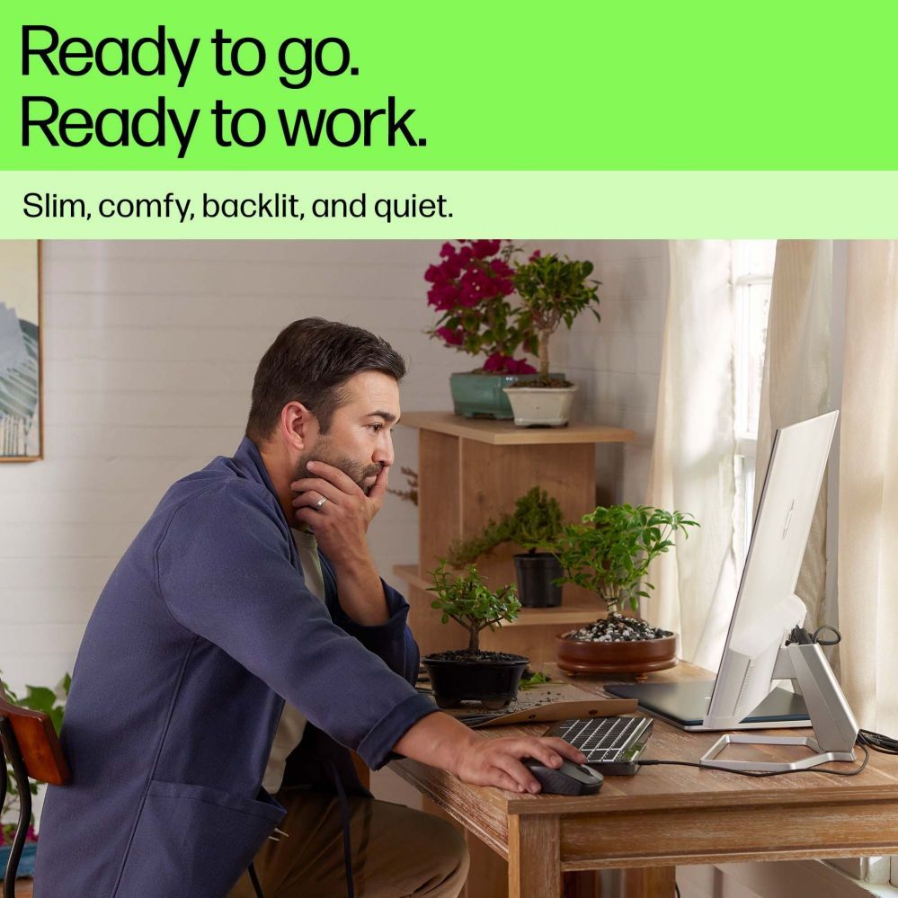 Computer accessories HP HP 405 Multi-Device Backlit Wired Kbd