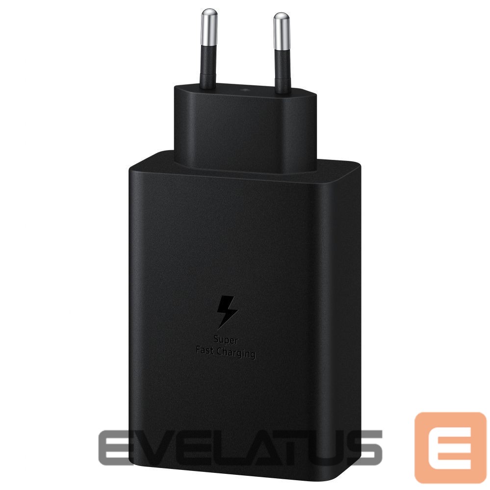 Adaptrid Samsung Samsung charger 2x USB Type C / USB PPS, Power Delivery PD 65W, QC 3.0, AFC, FCP black (EP-T6530NBEGEU)
