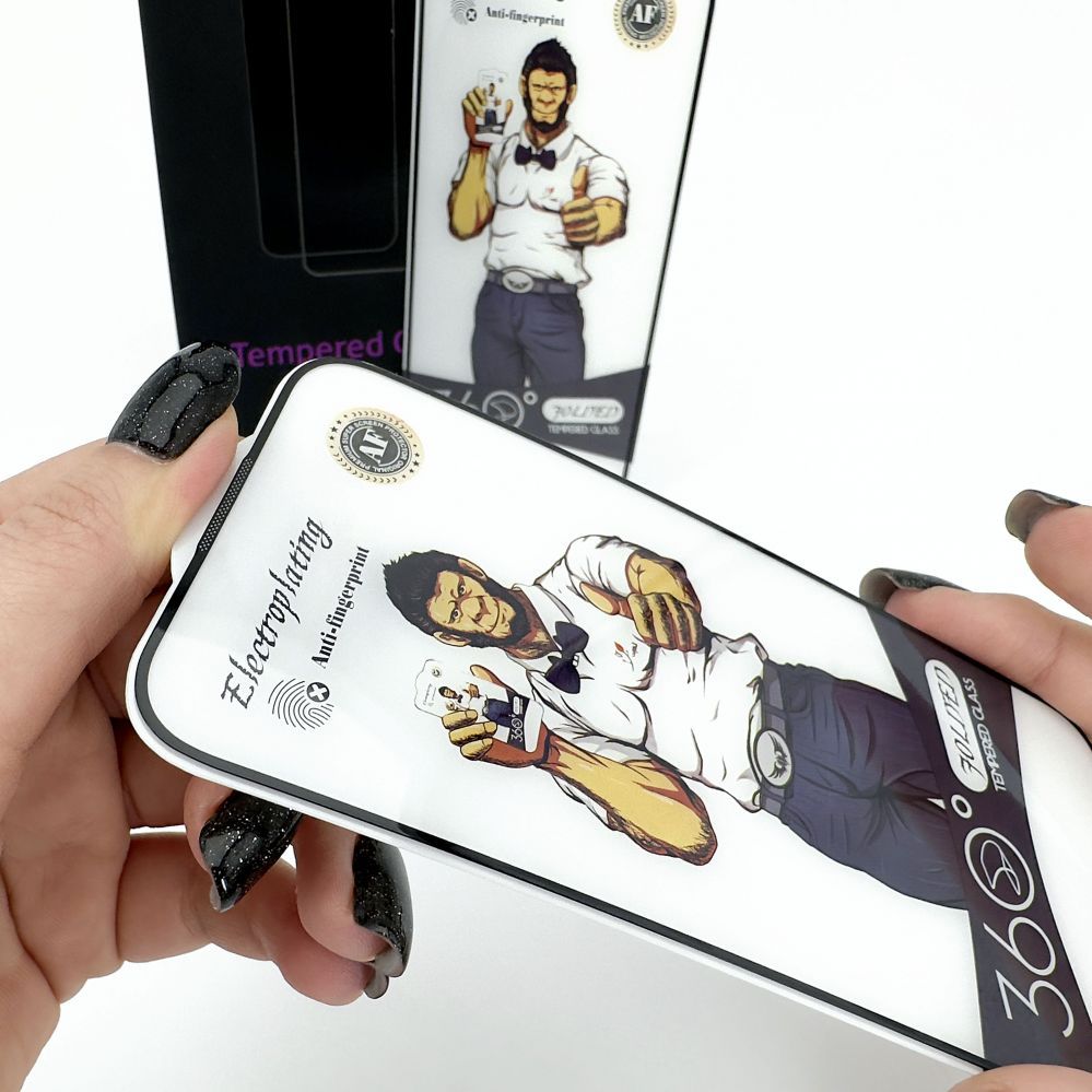 Protective glass Evelatus Apple iPhone 15 Pro 2.5D Full Cover Glass Anti-Static Light Black