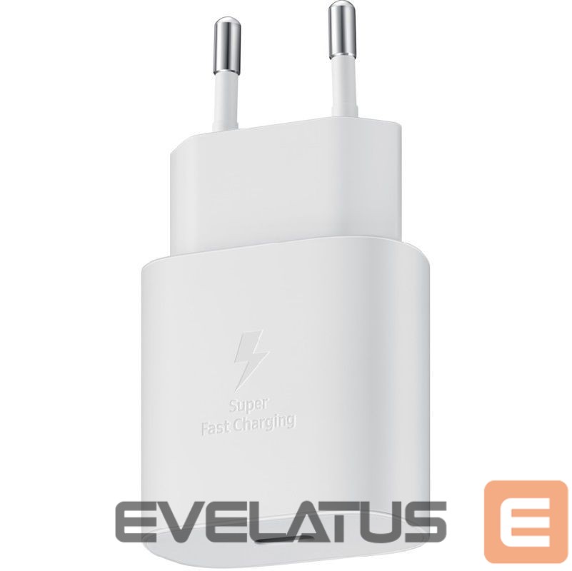 Adaptrid Samsung Samsung Travel Adapter 25W Type-C / 3,30 V - 11 V TA800N EP-TA800NWEGEU White